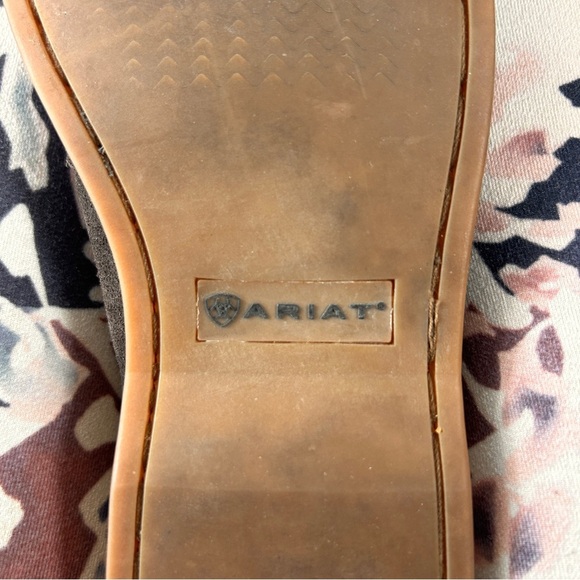 Ariat Women's Size 7B Giraffe Ruby Loafers Boat Shoes Premium Suede and Leather - Picture 6 of 12